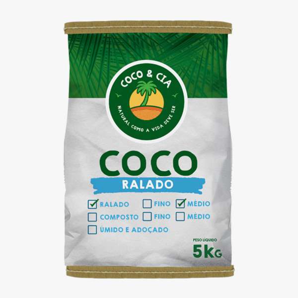 Coco Ralado Médio 5Kg